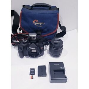 Canon EOS Rebel T100 18 MP Digital SLR Camera Bundle With Lens - Works